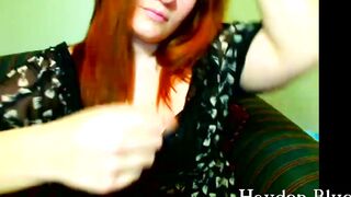 Amazing BIG ASS redhead chubby