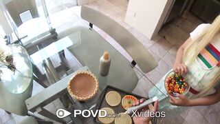 POVD Thanksgiving Creampie Party With Kenzie Reeves