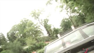 Nasty babes in threesome fuck with amateur boy