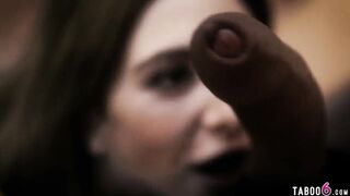 Jewish teenager cheats on boyfriend with a bigger man