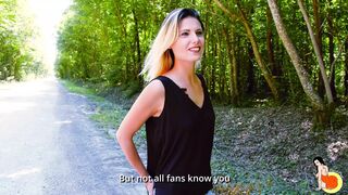 Hardcore fucking outdoor with a hot blonde chick