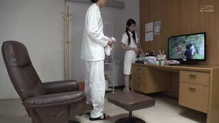 Nurse Doing Her Job, Holds On To Her Patient's Erection - Part.2