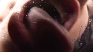 Two lesbians hiding in the kitchen between rubber cocks