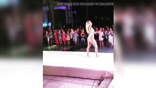 Lindsey Vonn runway modeling