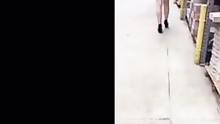Slutty wife naked public strip