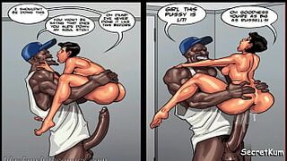 Art Class season #2 ep#4 - 2 Big Black Cocks Back to back Dirty slut Apple ipad Pro Comic Art