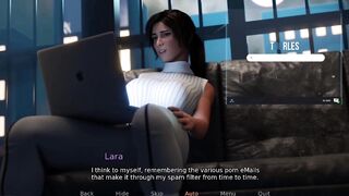 Croft adventure #1 - Lara can't stop thinking about the lesbian FH