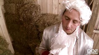 Horny Country Maidens Alysa & Jessie Volt Get Their Tight Assholes Ga