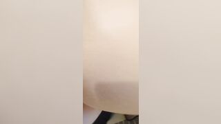Pounding her in a filthy bathroom