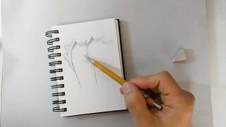 Julia Ann's Nude Hips Drawing