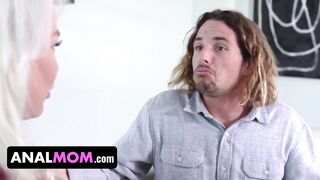 Perv Step Son Comforts His Busty Step Mom London River By Filling Her Asshole With Cum - AnalMom