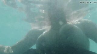 Big tits in the water