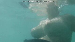Big tits in the water