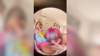 Melody Parker Having Her One Night With Gibby The Clown