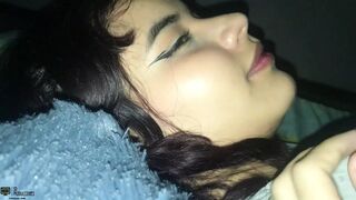 Am very restless and I want to fuck my horny stepsister who is lying down POV - Porn in Spanish