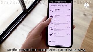 Uber stranger challenge - French slut fuck with uber driver !! Huge cumshot !!