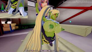 Femboy Fucks Cheerleader Goblin With Big Milky Tits