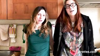 Cute Ukrainian Couple Felicia & Lina Grind So Fine