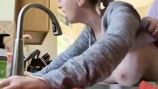 Fucking Friend’s Wife in Kitchen