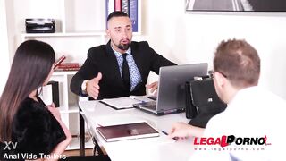 Business Seduced by Horny Milf Alyssia Kent For Hardcore DP Threesome GP063