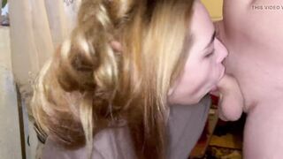 Very sloppy Blowjob PT 1