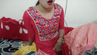 Saara teaches him how to satisfied her future gf Teacher sex with student, very hot sex, Indian teacher and student