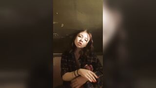 Homemade masturbation with vibrator and orgasm. Close-up