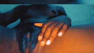 skinny school girl plays with her tight pussy