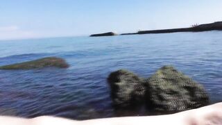 Hairy wife on nudist beach