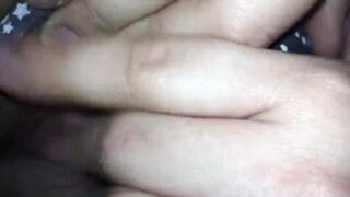 Masturbating my hairy pussy