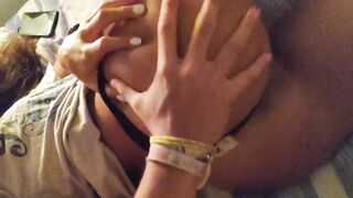 MY BEST FRIEND LOVES TO RUB MY PUSSY WHEN WE ARE IN BED