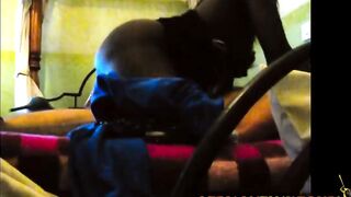 Lucky dude banging African hottie