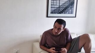 Sucking dick after work