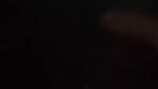 Vibrator play in darkness