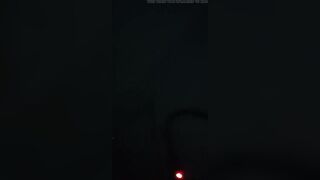 Vibrator play in darkness