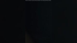 Vibrator play in darkness