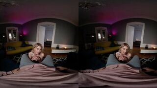 Naughty Blonde Loves to Ride in VR