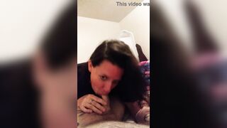 Amateur Milf giving me a blowjob