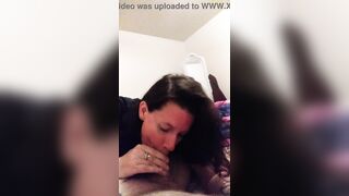 Amateur Milf giving me a blowjob