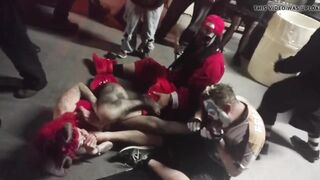 3-Way Clown Foot Orgy