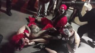 3-Way Clown Foot Orgy