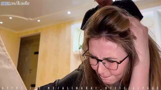 The stepson took advantage of the situation and filled his stepmother's pussy with thick sperm