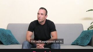 FemaleAgent Shy hunk is devoured