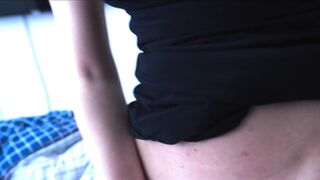 He can't resist more than 1 min in my pussy when I caught him masturbate
