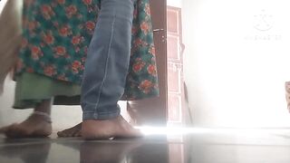 Telugu lovers fucking in home suddenly come some one