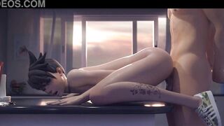 3D Compilation: Overwatch Dva Mercy Tracer Widowmaker Uncensored Hentai
