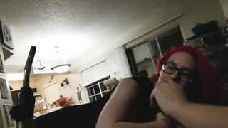 TWO EMO GIRLS SUCKING ON TWO COCKS AND SHARE THEM