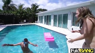 Lena Paul Her Big Tits Round Ass In Pool
