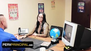 Thick Milf Jazmine Cruz Gets Her Pussy Drilled On The Principal's Desk - Perv Principal