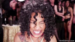Monster tits Milf and ebony bdsm orgy sex